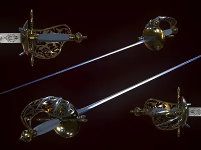 Small Sword 3D model