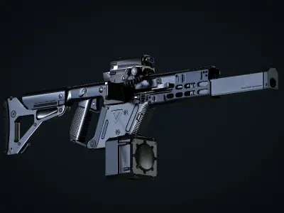 Kriss Vector Gen 2 Game ready model  Low-poly 3D model