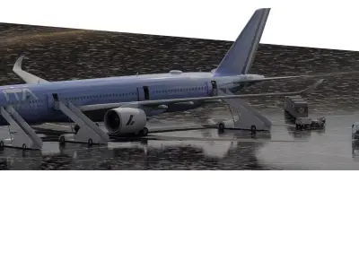 ITA AIRWAYS A350 900 3D model