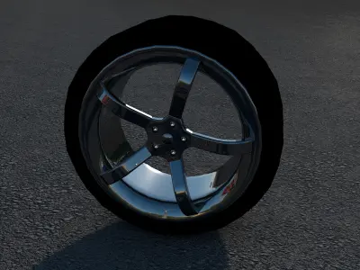 Japan Wheel 4K Free 3D model