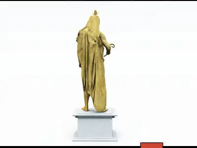 Statue of Deified Julius Caesar 3D model