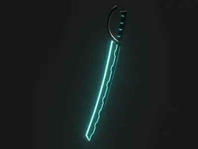 Sci-Fi Sword Free 3D model