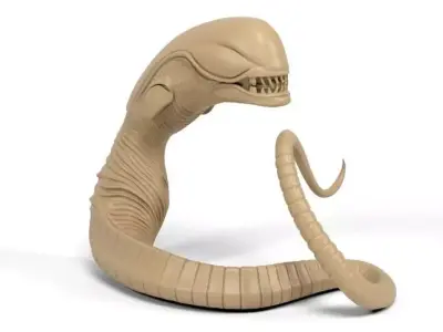 Alien Chestburster 3D print model