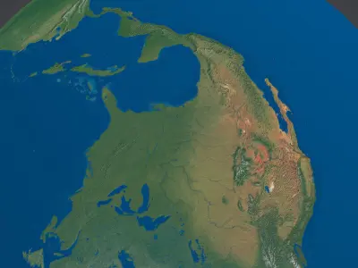 EarthGlobe16k earth 3D model