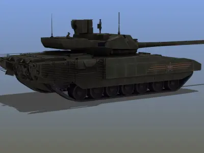 T14 Tank 3D model