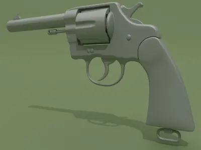 FREE Antique Gun Free 3D model