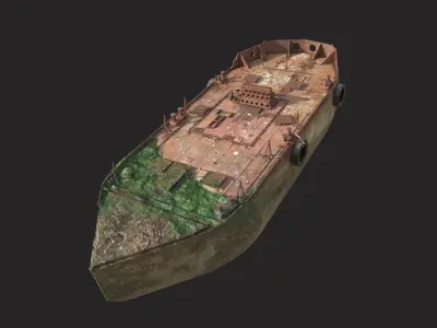 Old Ship Wreck 3D model