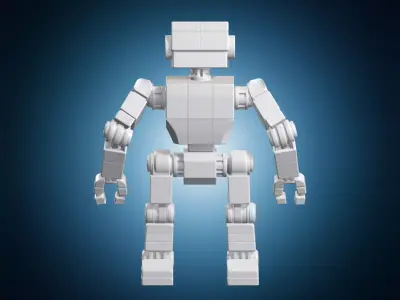 LEGO Robot Fighter 3D Print Model 3D print model