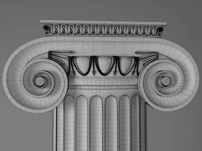 Column - Ionic Order 3D model