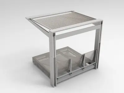 Poolside Bed  Free 3D print model