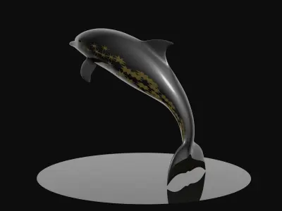 Star dolphin 3D model