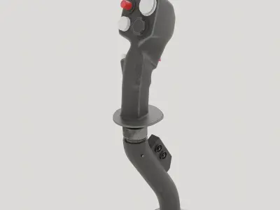 A10 Warthog Flightstick Low-poly 3D model