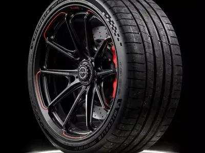 Michelin Pilot Sport S 5 305 30 21 107Y XL 3D model