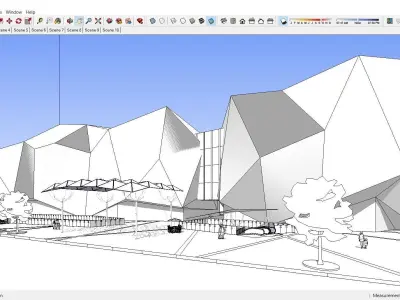 Sketchup Shopping Center R4 3D model