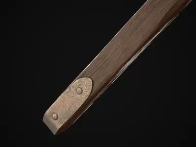 Medieval Warhammer Free low-poly 3D model