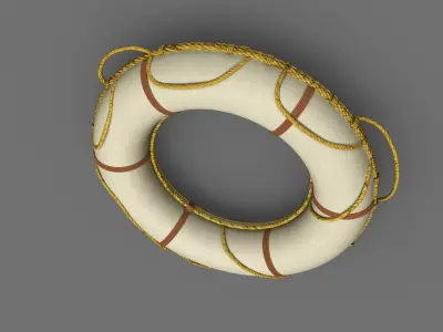Life Buoy Ring 3D model