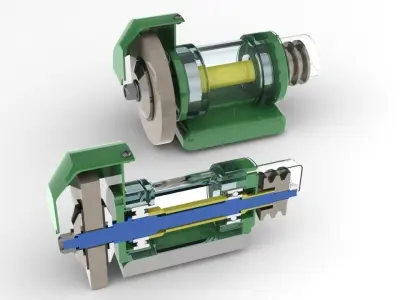  wheel meule elecrique Free 3D model