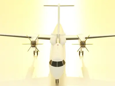 Bombardier Dash-8 Q400 3D model