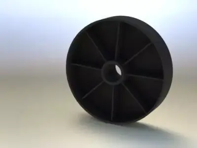 Mowers Wheel Free 3D model