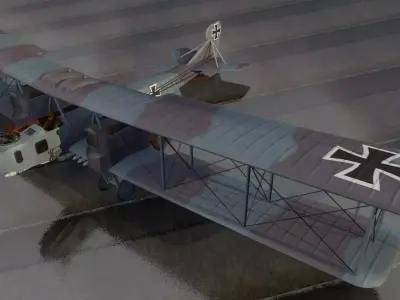 Gotha G-4 - G-IV 3D model