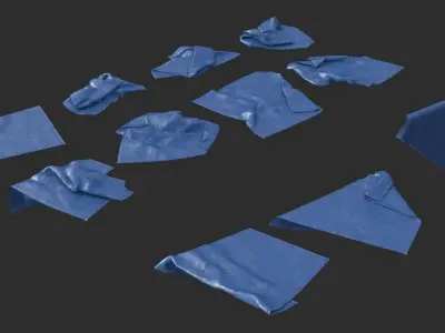 Tarp Assets 01 Low-poly 3D model