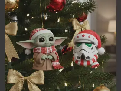 Star Wars Christmas Tree Decorations 3D Print   3D print model