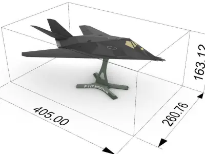 F-117 Nighthawk 3D print model