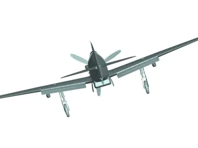 Kawasaki Ki-61 3D model