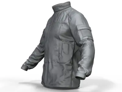 PCU Level 5 Softshell Jacket - High Poly  3D model