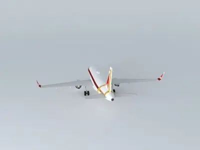 Astrocraft Airbus A318 Sharklets Free 3D model