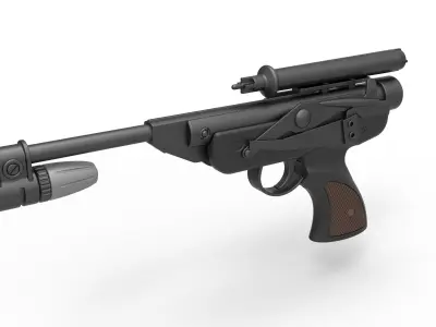 Blaster pistol DL-18 from Star Wars Return Of The Jedi 3D model