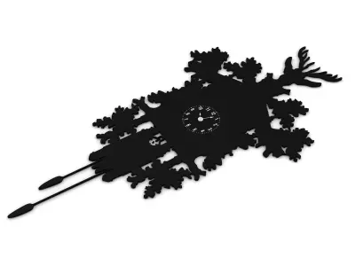 Modern Clock 3D model