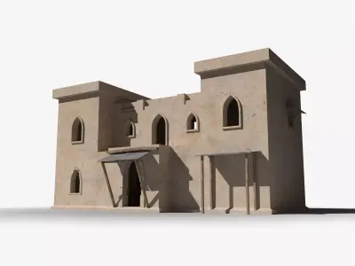 Arab x46 Low-poly 3D model