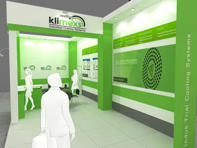 Exhibition Stand - ST0049 3D model