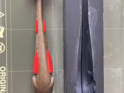 Am bait fish 13cm hof form predator fishing Free 3D print model