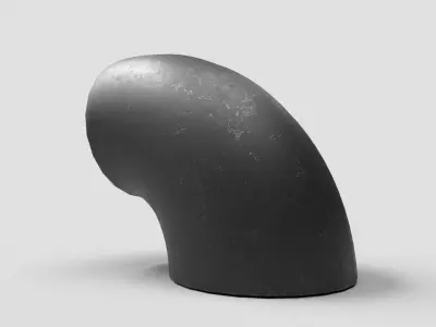 Elbow Pipe Short Radius 12 inches 3D model