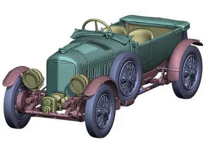 Bentley Blower Print 3D print model