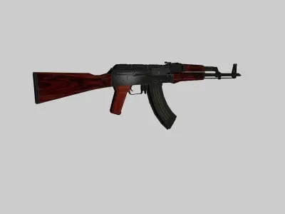 AK-47 ak - rifle for gta Low-poly 3D model