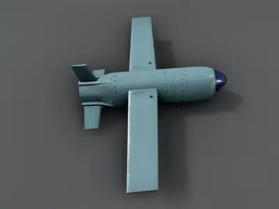LOCAAS unmanned aerial vehicle - unmanned aerial vehicle Low-poly 3D model