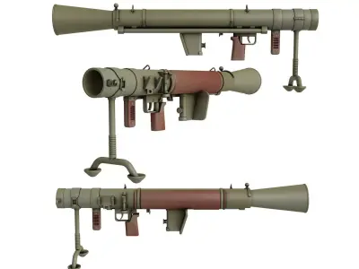 Gustaf M2 Anti Tank Launcher 3D model