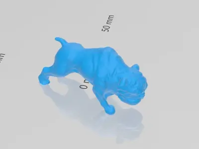 English Bulldog - Free 3D Model Free 3D print model