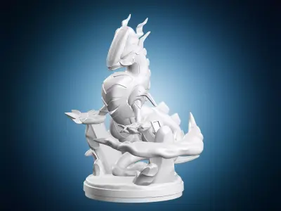 Robotic Dragon Creature 3D print model