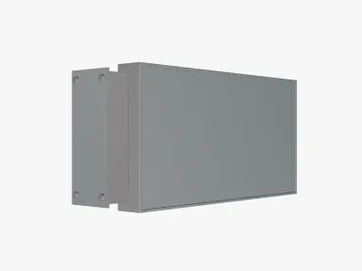 Basic Shop Sign - Geometry Only No Textures No Materials 3D model