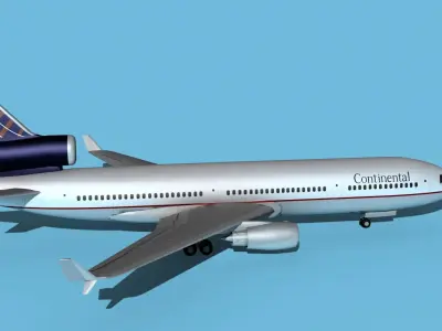McDonnell Douglas MD-11 Continental 2 3D model