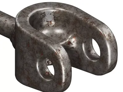 Rusty Front Axle Shaft 3D model