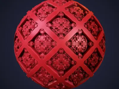 Ornaments Generator Scifi - Stylized - Real Low-poly 3D model