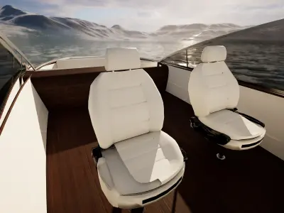 Yacht Runabout Made With Rhino8 3D model