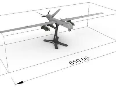 MQ-9 Reaper 3D print model