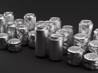 All in one Soda can 3D models pack 3D model