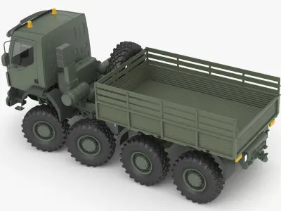 Military Truck 8x8 3D model